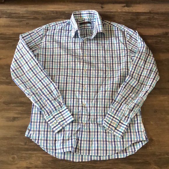 AteSeta Plaid Button Down size 16 - Picture 1 of 6